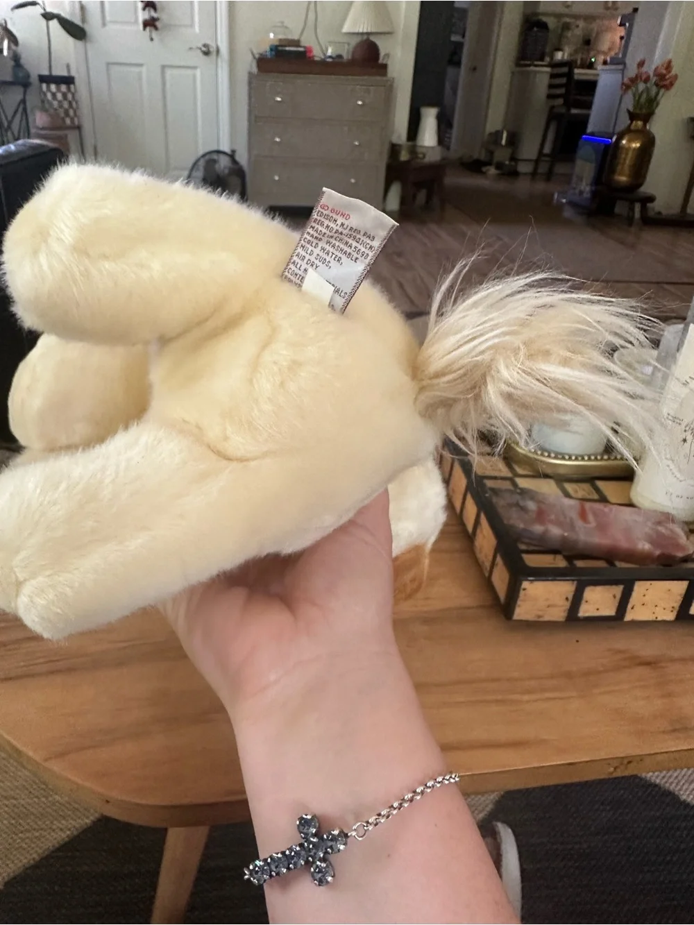 Gund Boo Worlds cutest dog Tan and Cream Plush Dog Toy tags on